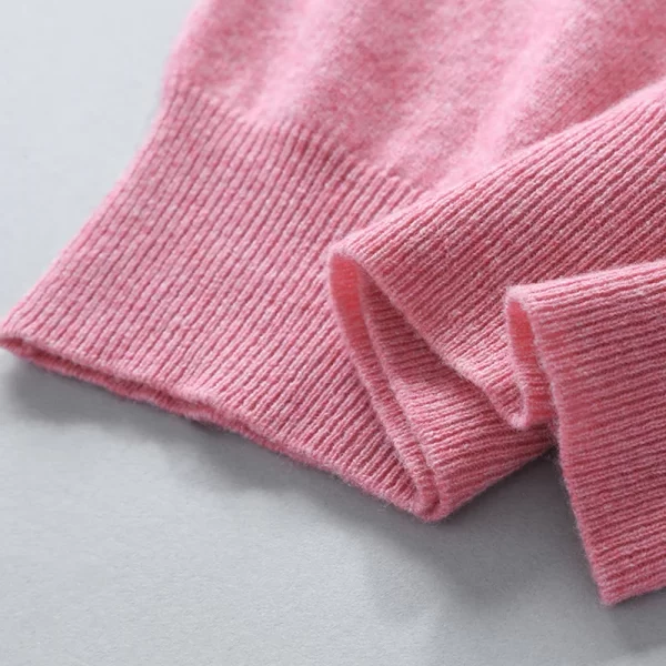 Men Jumpers Hot Sale Vneck Long Sleeve Pullovers Solid Color Standard Clothes Male Woolen Knitting Jumpers - Image 4